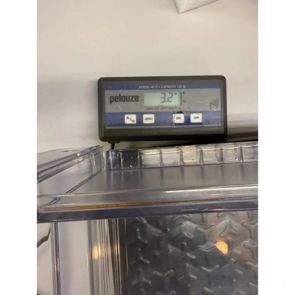 Clear Refrigerator‎ Crisper Drawer Bin with Humidity Slider Rollers Replacement